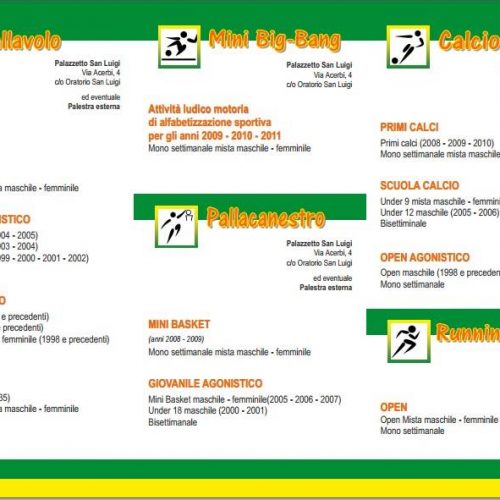 attività sportive polisportiva bruzzano
